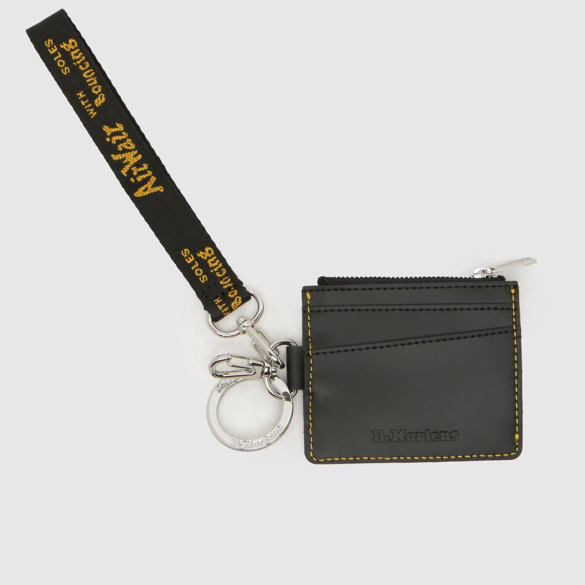 Dr. Martens Black Card Holder with Strap
