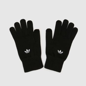adidas Black Adicolor Smartphone Gloves Apparel