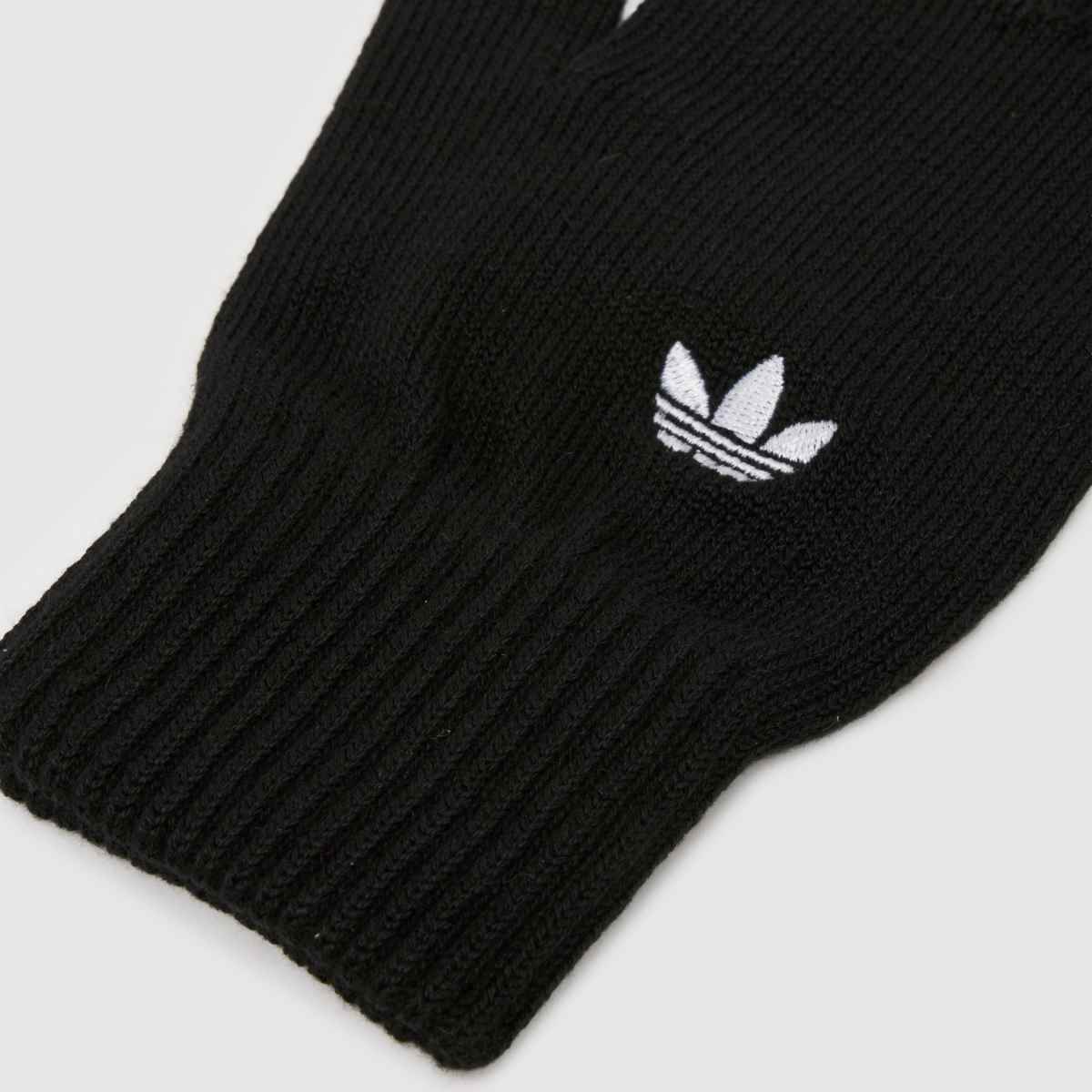 adidas Adicolor Smartphone Gloves in Black adidas Adicolor Smartphone Gloves 1