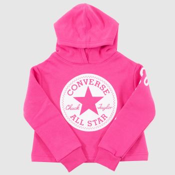 clothing Converse pink kids chuck patch hoodie clothing Converse pink kids chuck patch hoodie