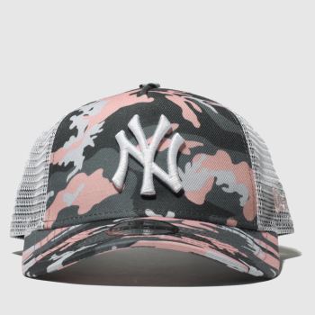 New Era light grey kids ny yankee trucker New Era light grey kids ny yankee trucker