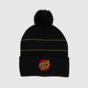 Santa Cruz black dot stripe beanie Santa Cruz black dot stripe beanie