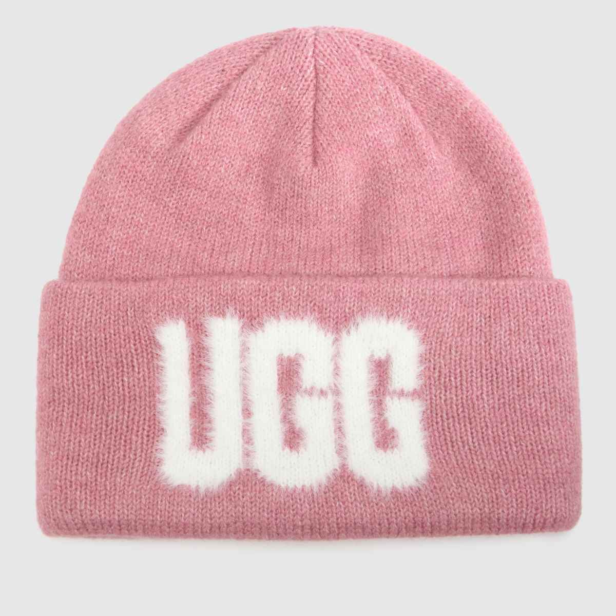 UGG Logo Beanie in Pink UGG Logo Beanie