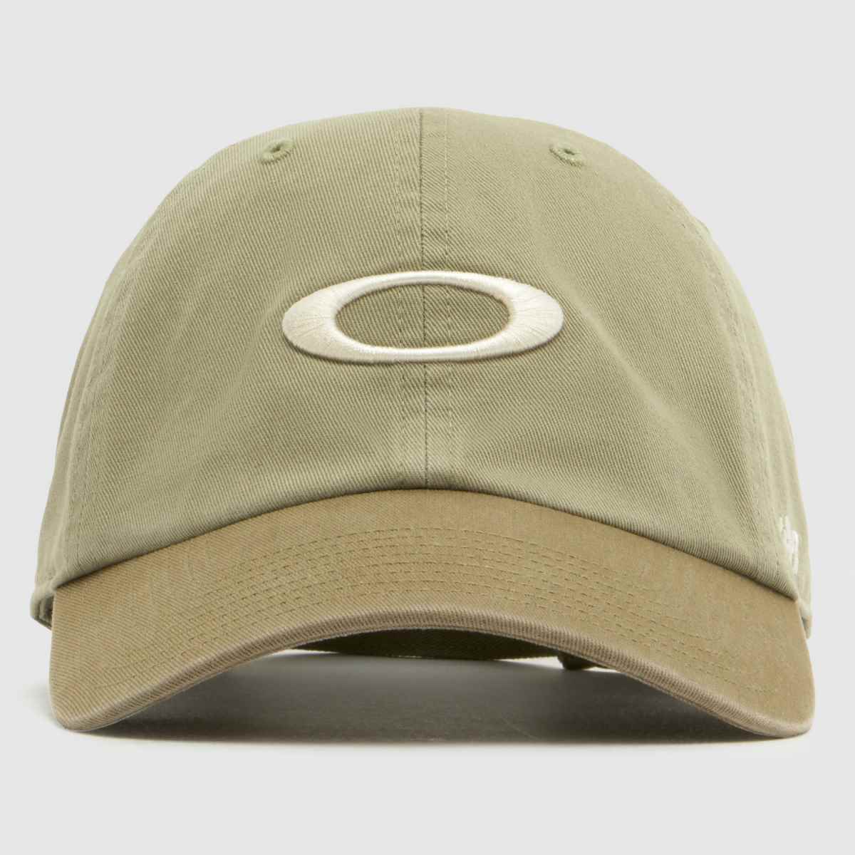 Oakley Remix Dad Hat in Khaki & Beige, Cotton