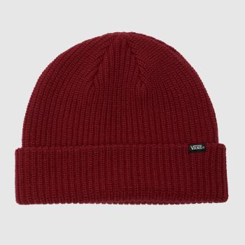 Vans Burgundy Core Basics Beanie Caps and Hats