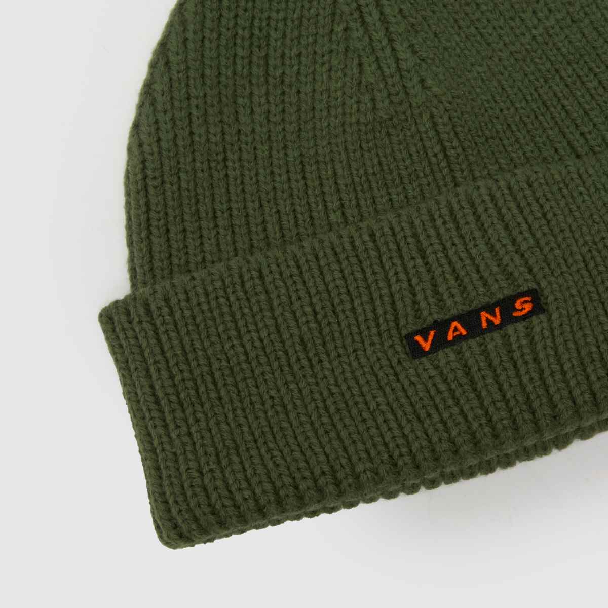 Vans Determine Cuff Beanie in Khaki Vans Determine Cuff Beanie 1