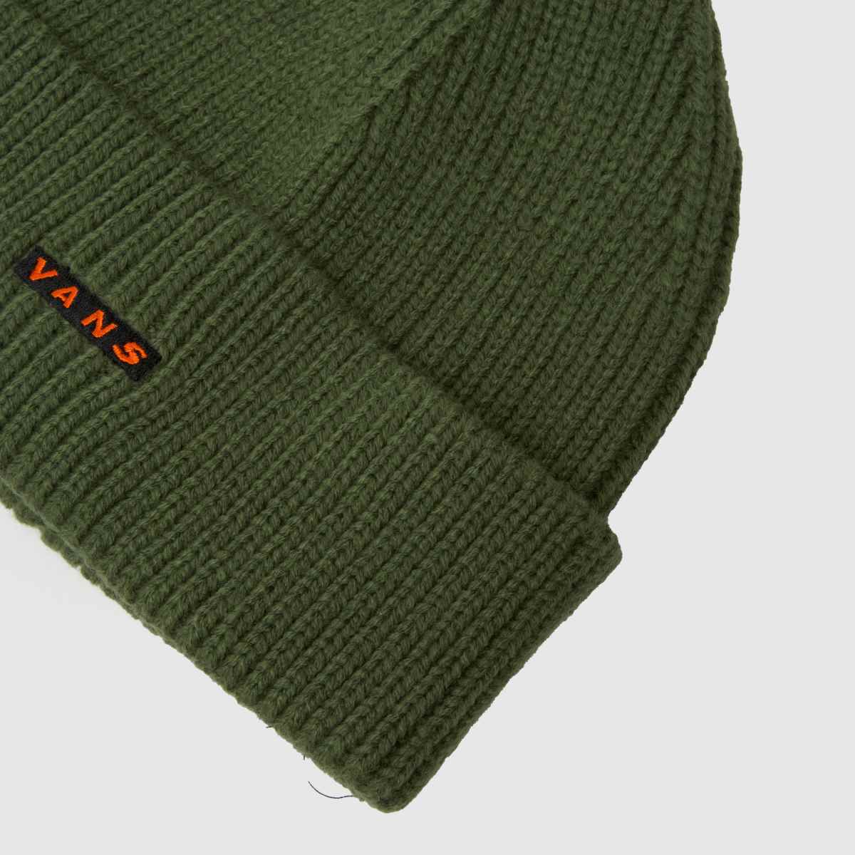 Vans Determine Cuff Beanie in Khaki Vans Determine Cuff Beanie 4