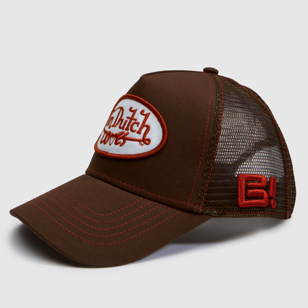 Von Dutch Trucker Cap in Brown Von Dutch Trucker Cap 1