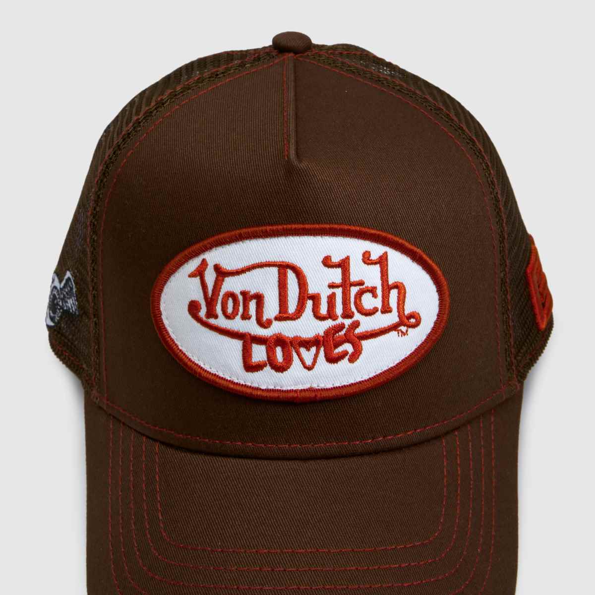 Von Dutch Trucker Cap in Brown Von Dutch Trucker Cap 4