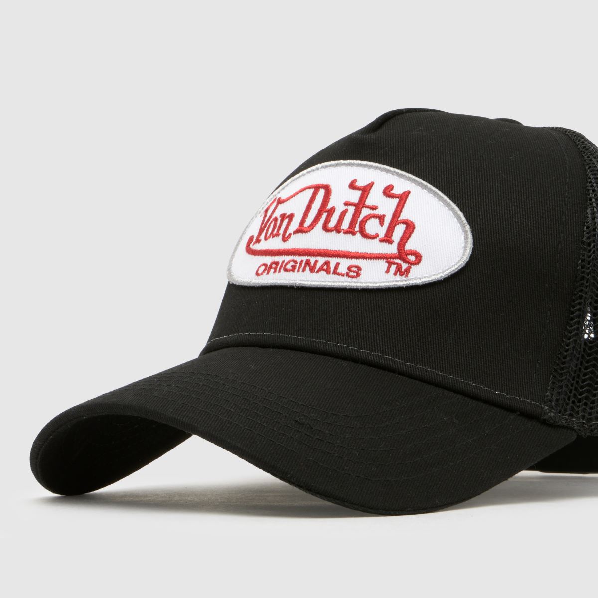 Von Dutch Trucker Boston Cap in Black