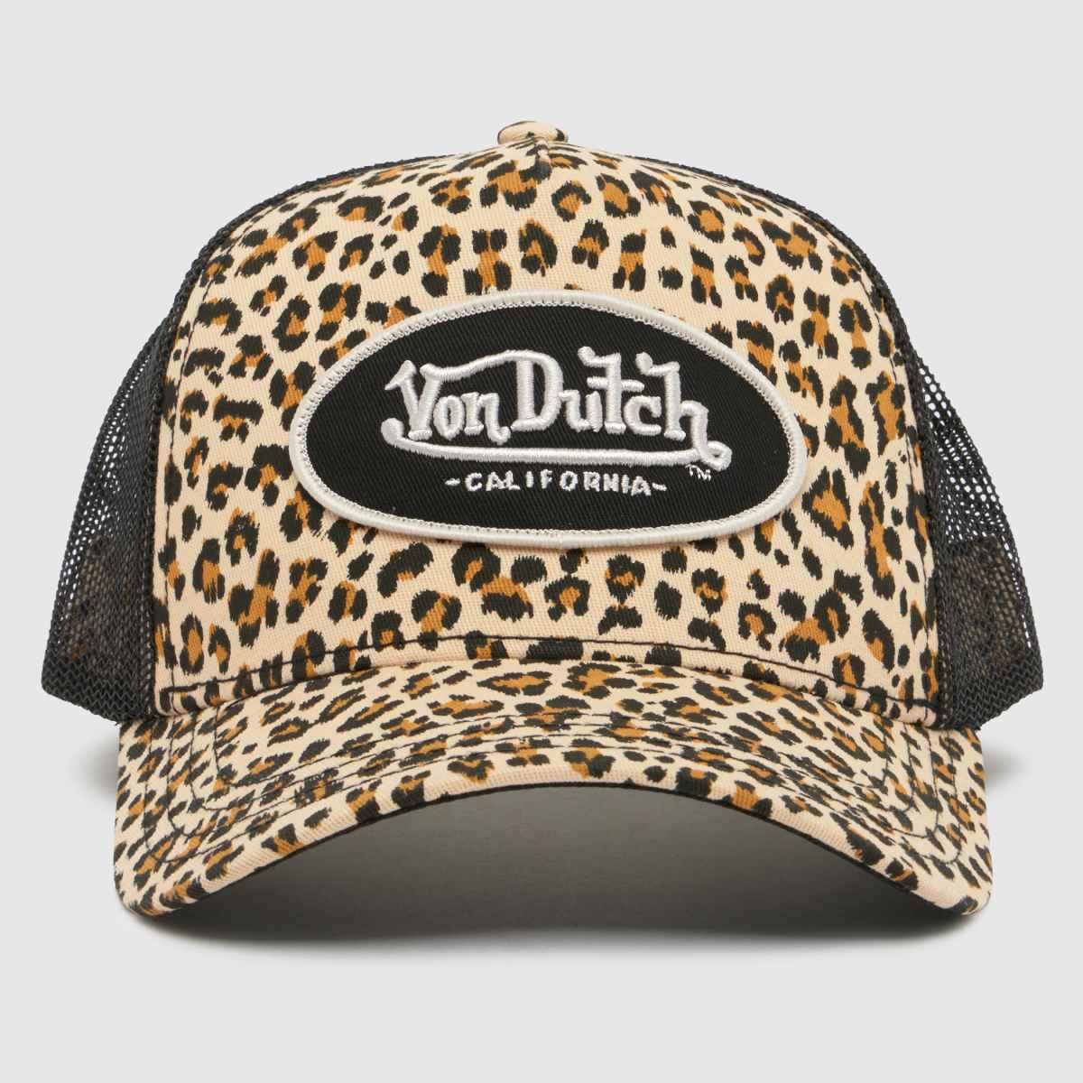 Von Dutch Leopard Trucker Cap 
