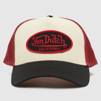 Von Dutch Black & Red Trucker Cap Caps and Hats
