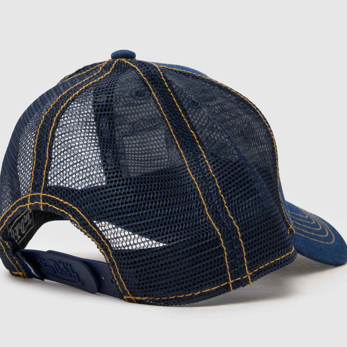 Von Dutch Denim Trucker Cap in Navy Von Dutch Denim Trucker Cap 7