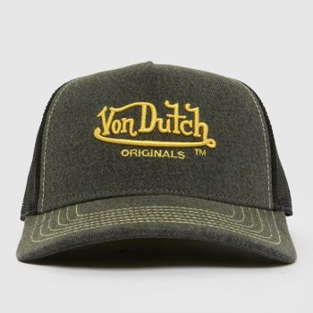 Von Dutch Black Multi Trucker Newark Cap Caps and Hats