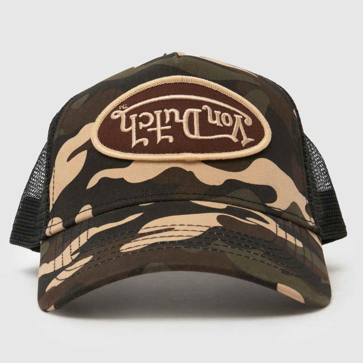 Von Dutch Print Camo Trucker Cap