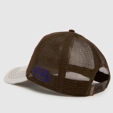 Von Dutch Distressed Trucker Cap in Brown Multi Von Dutch Distressed Trucker Cap,4 of 4