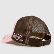 Von Dutch Distressed Trucker Cap in Pink Multi Von Dutch Distressed Trucker Cap,4 of 4