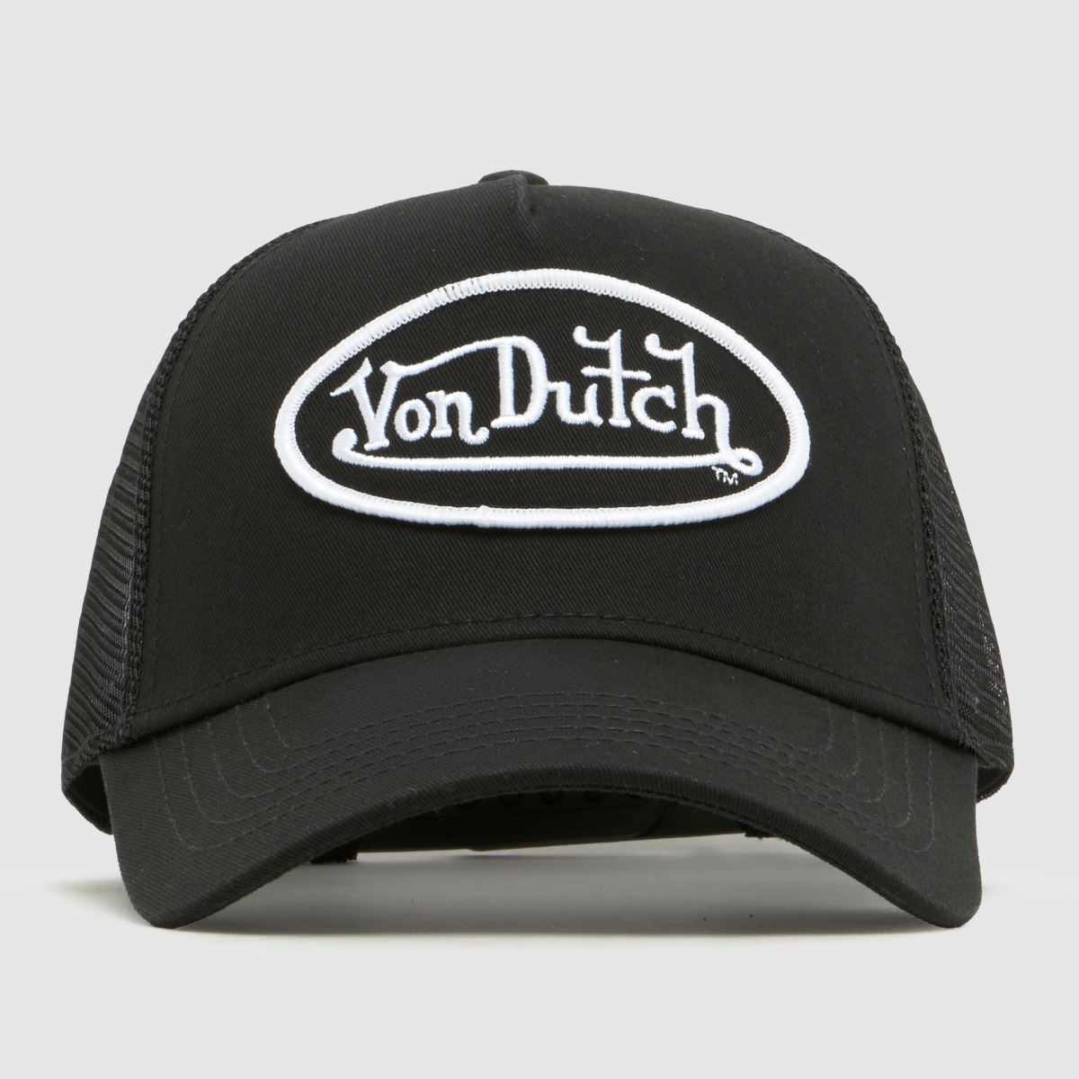Von Dutch Unisex Black/White Trucker Cap In &