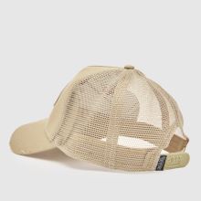 Von Dutch Distressed Trucker Cap in Beige Multi Von Dutch Distressed Trucker Cap,4 of 4