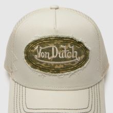 Von Dutch Trucker Cap in Beige Multi Von Dutch Trucker Cap,4 of 4