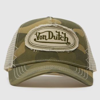 Von Dutch Print Camo Trucker Cap Caps and Hats