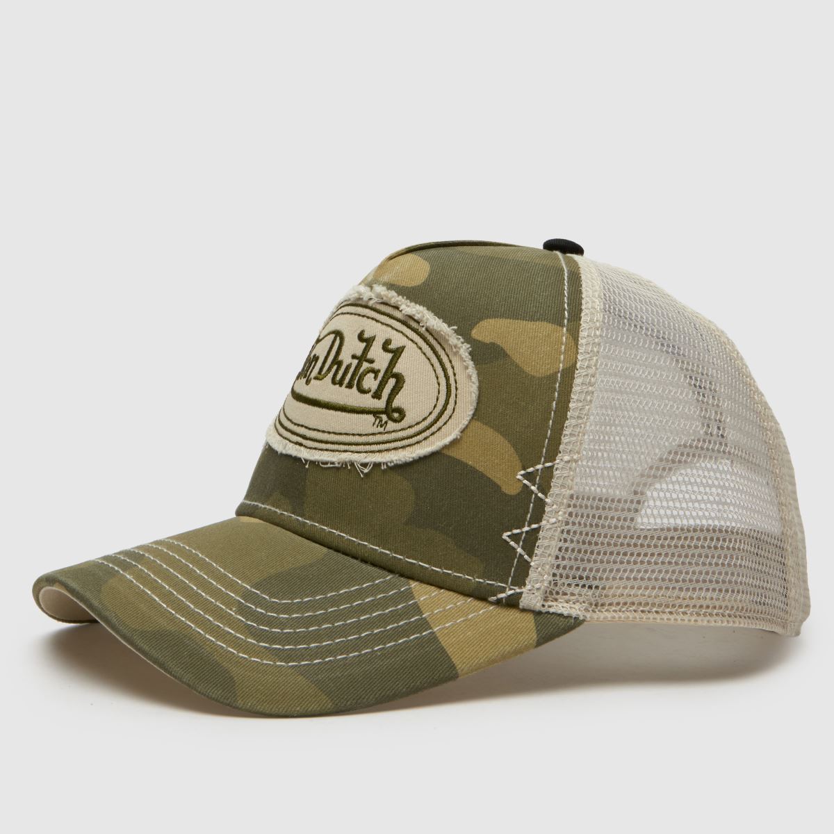 Von Dutch Camo Trucker Cap in Print Von Dutch Camo Trucker Cap 1