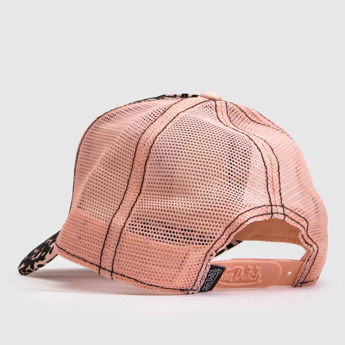 Von Dutch Flock Trucker Cap in Pink Multi Von Dutch Flock Trucker Cap 7