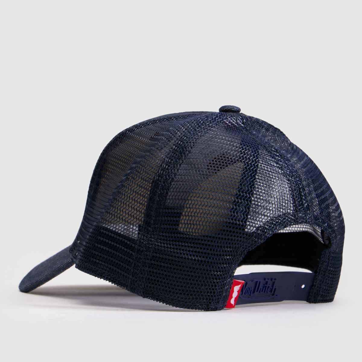 Von Dutch Denim Trucker Cap in Navy & Red Von Dutch Denim Trucker Cap 7