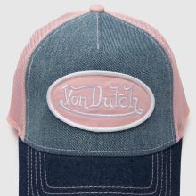Von Dutch Denim Trucker Cap in Navy Von Dutch Denim Trucker Cap,4 of 4