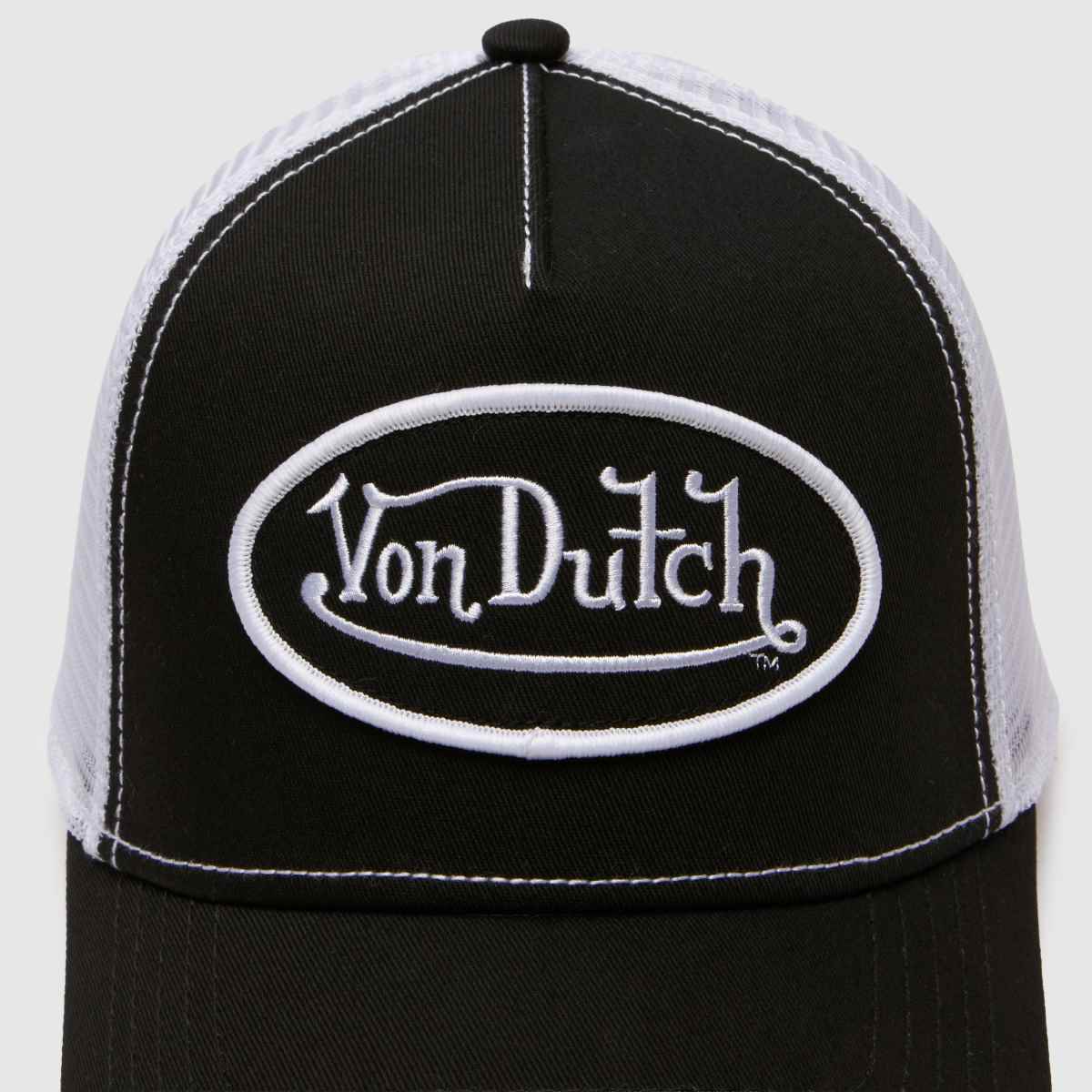 Von Dutch Trucker Cap in Black & White Von Dutch Trucker Cap 7