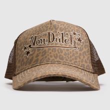 Von Dutch Leopard Trucker Cap in Print Von Dutch Leopard Trucker Cap,1 of 4