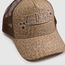 Von Dutch Leopard Trucker Cap in Print Von Dutch Leopard Trucker Cap,2 of 4