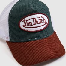 Von Dutch Contrast Cord Trucker Cap in Brown Multi Von Dutch Contrast Cord Trucker Cap,2 of 4