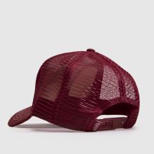 Von Dutch Suede Effect Trucker Cap in Red Von Dutch Suede Effect Trucker Cap,4 of 4