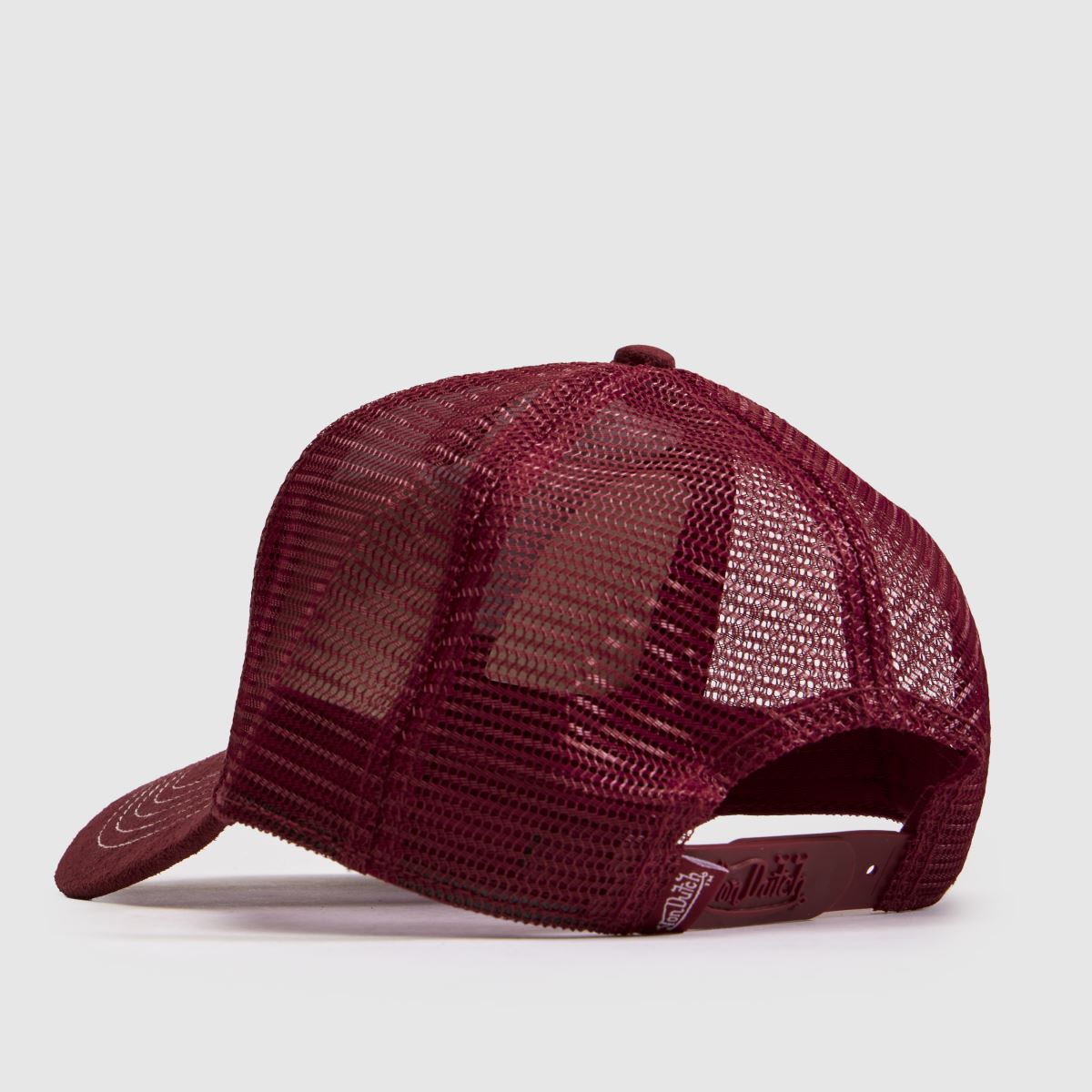 Von Dutch Suede Effect Trucker Cap in Red Von Dutch Suede Effect Trucker Cap 7