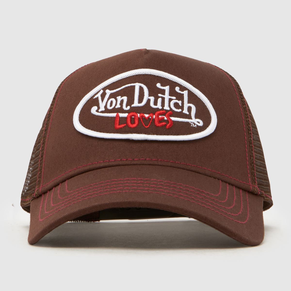 Von Dutch Brown Multi Trucker Cap
