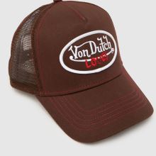 Von Dutch Trucker Cap in Brown Multi Von Dutch Trucker Cap,2 of 4