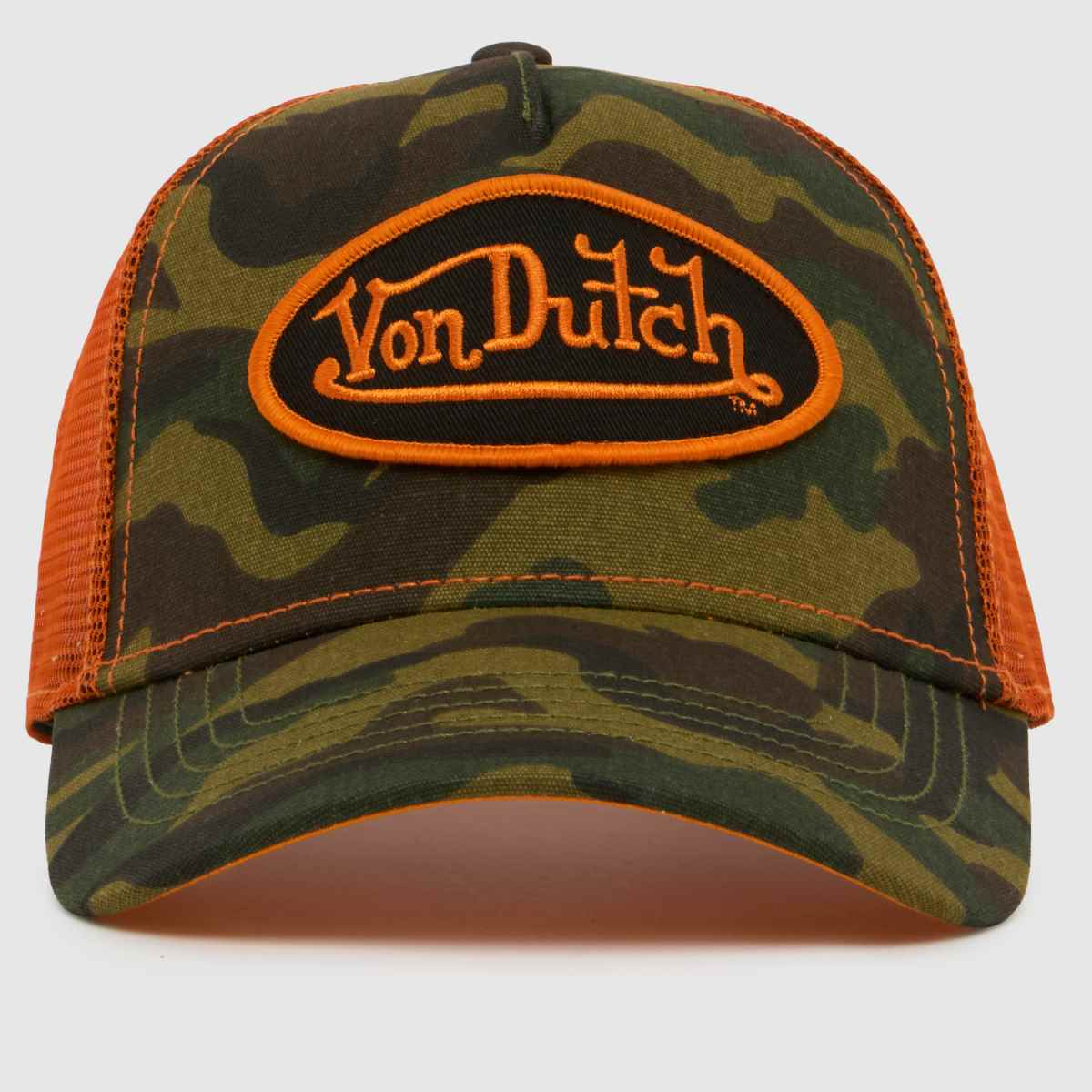 Von Dutch Print Camo Trucker Cap