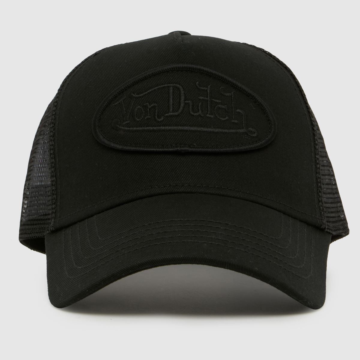Von Dutch Black Trucker Cap
