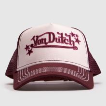Von Dutch Star Logo Trucker Cap in Pink Multi Von Dutch Star Logo Trucker Cap,1 of 4