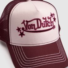 Von Dutch Star Logo Trucker Cap in Pink Multi Von Dutch Star Logo Trucker Cap,2 of 4