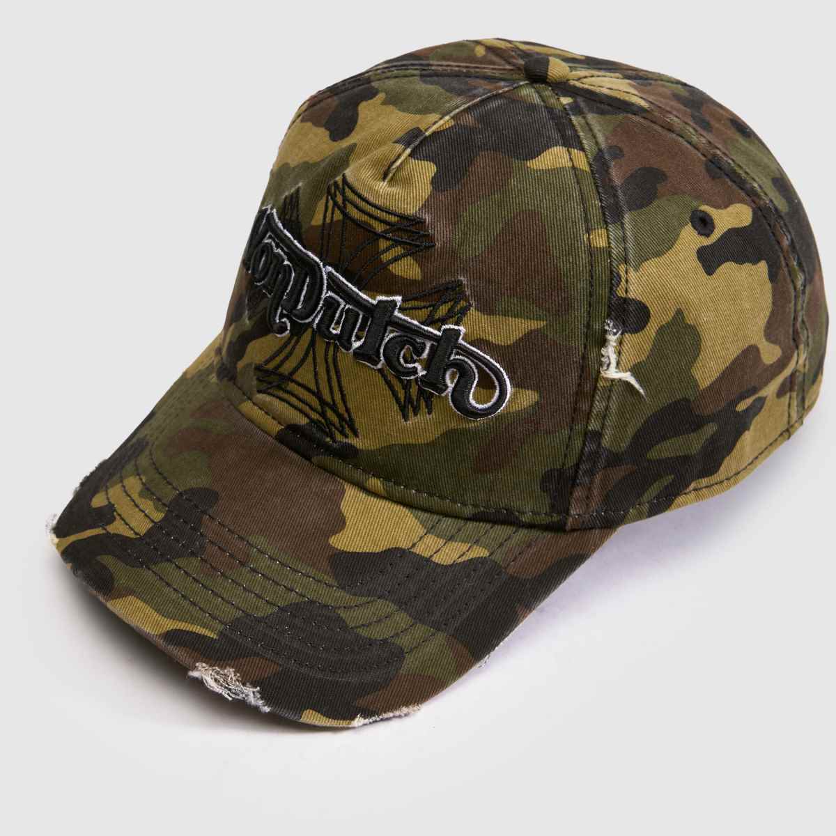 Von Dutch Camo Trucker Cap in Green Multi Von Dutch Camo Trucker Cap 4