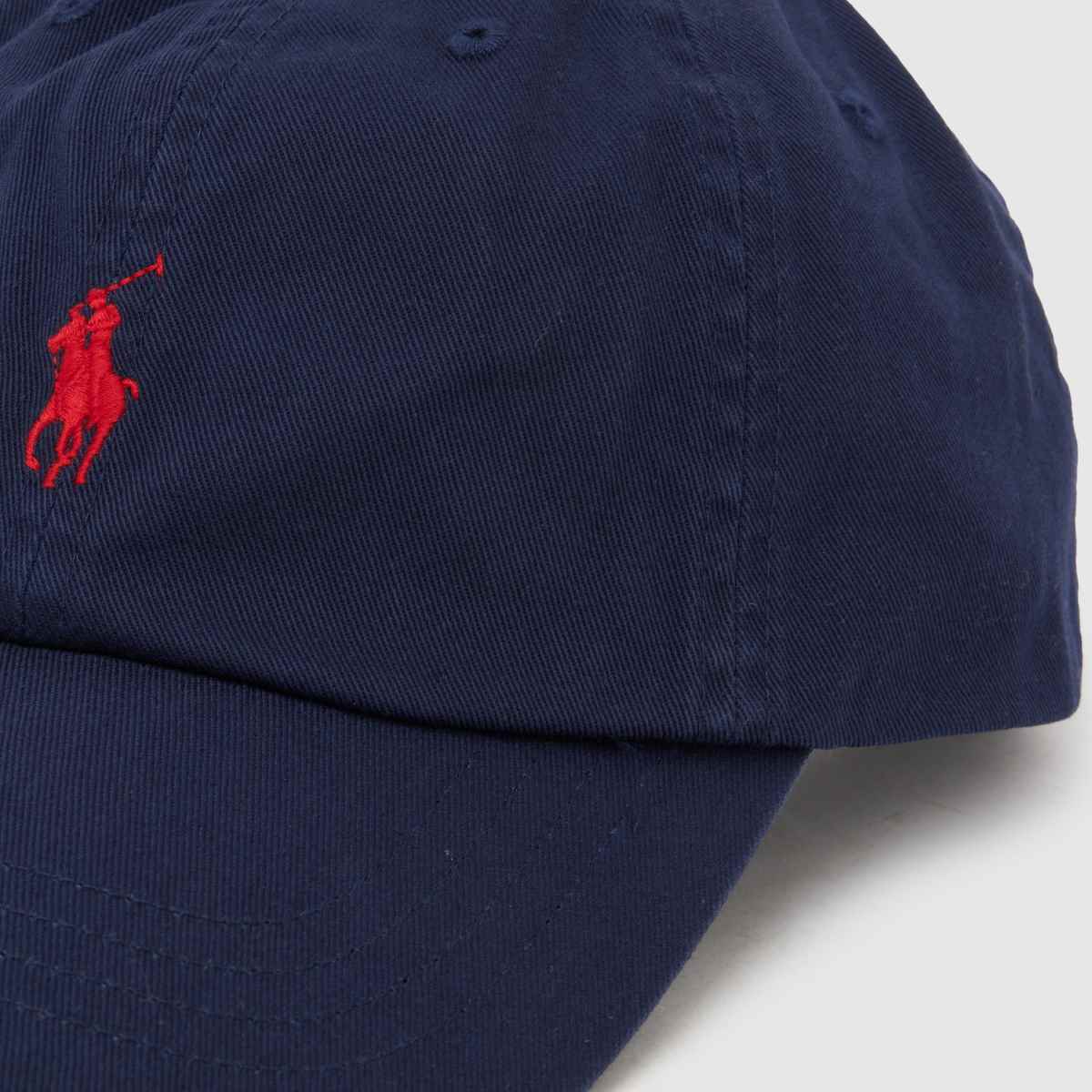 Polo Ralph Lauren Chino Ball Cap in Navy Multi Polo Ralph Lauren Chino Ball Cap 4