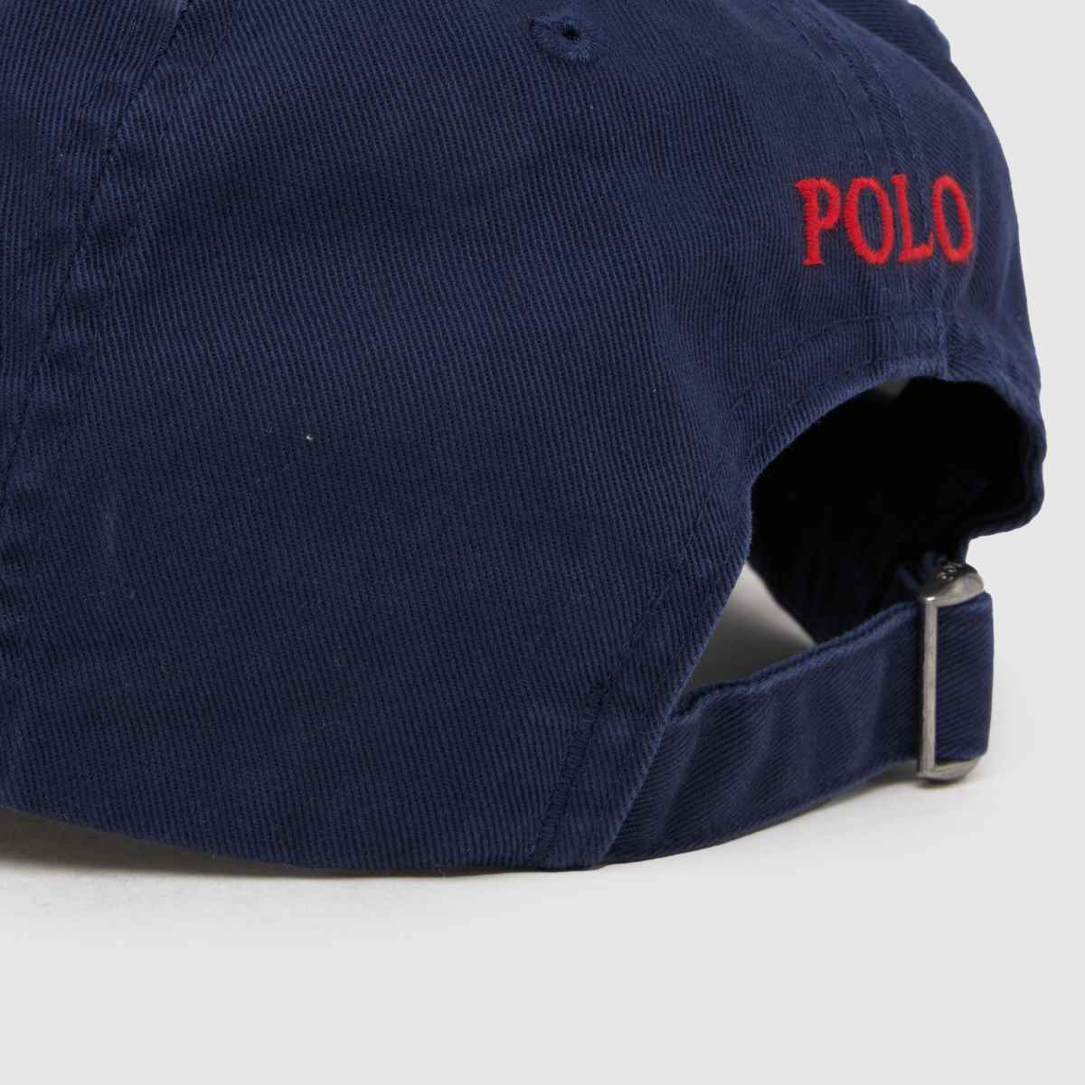 Polo Ralph Lauren Chino Ball Cap in Navy Multi Polo Ralph Lauren Chino Ball Cap 7