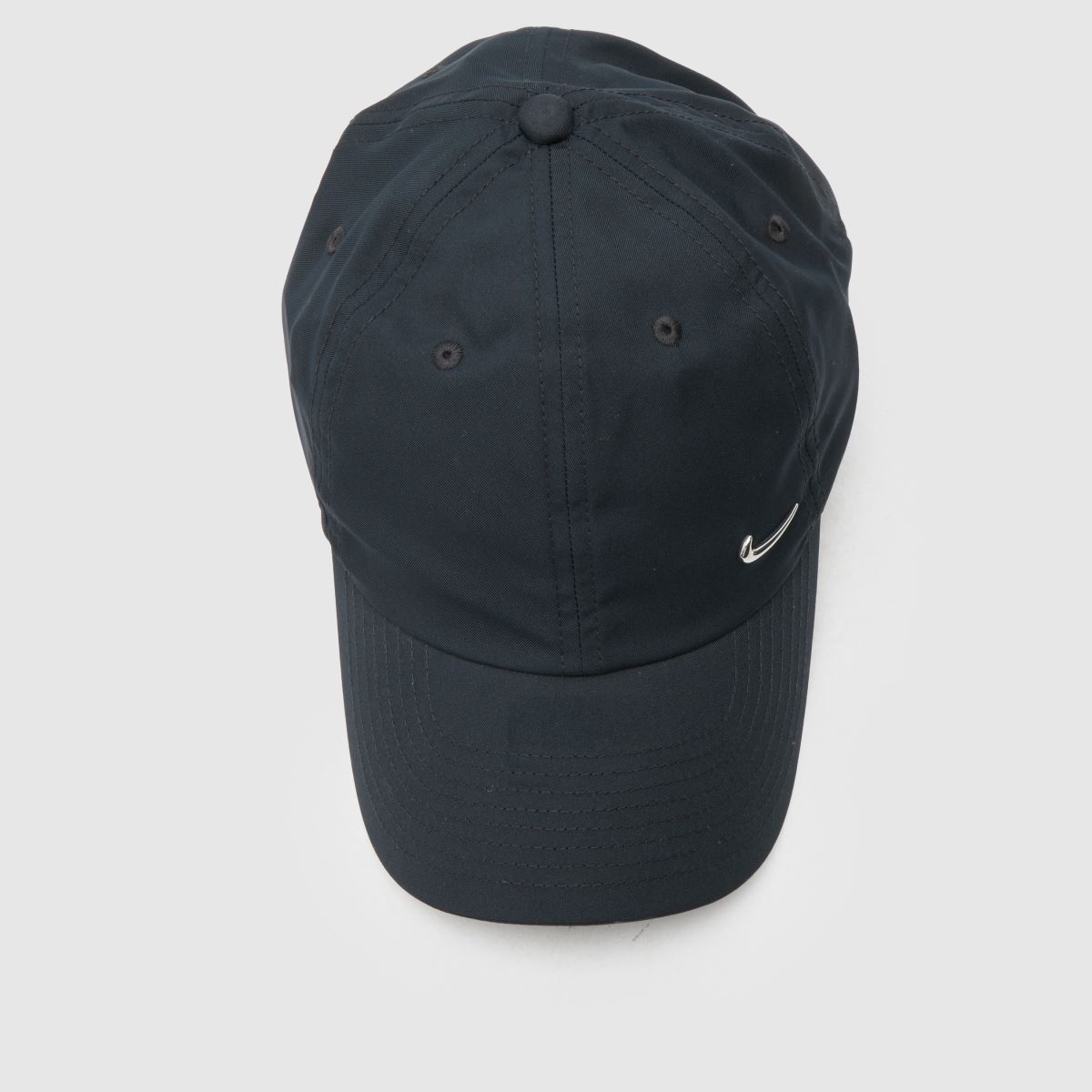 Nike Unstructured Metal Swoosh Cap in Black & Silver Nike Unstructured Metal Swoosh Cap 4