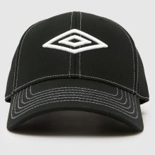 UMBRO Contrast Stitch Cap in Black & White UMBRO Contrast Stitch Cap,1 of 4