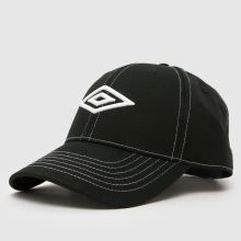 UMBRO Contrast Stitch Cap in Black & White UMBRO Contrast Stitch Cap,2 of 4