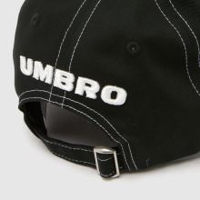 UMBRO Contrast Stitch Cap in Black & White UMBRO Contrast Stitch Cap,4 of 4