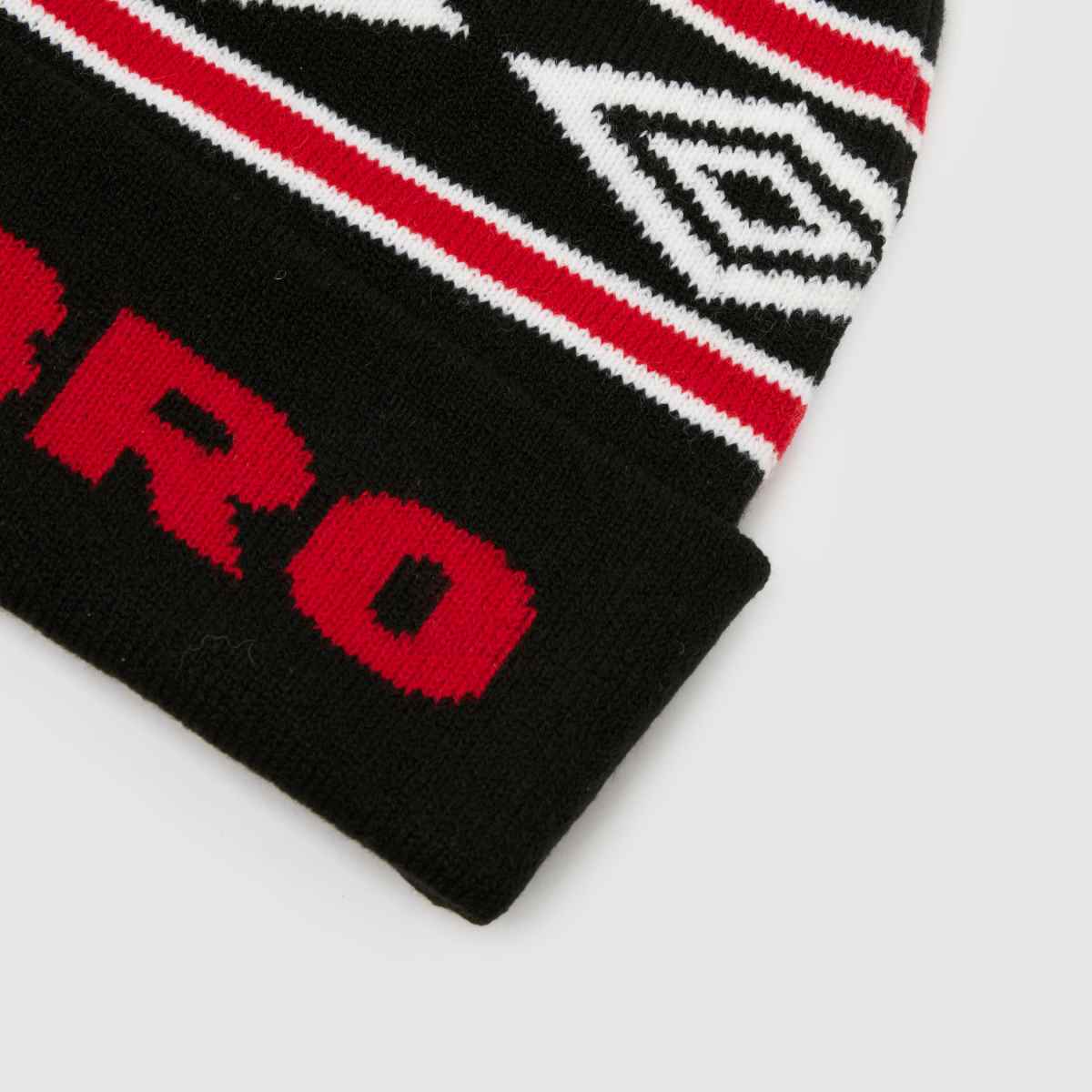 UMBRO Diamond Intarsia Beanie in Black Multi UMBRO Diamond Intarsia Beanie 4