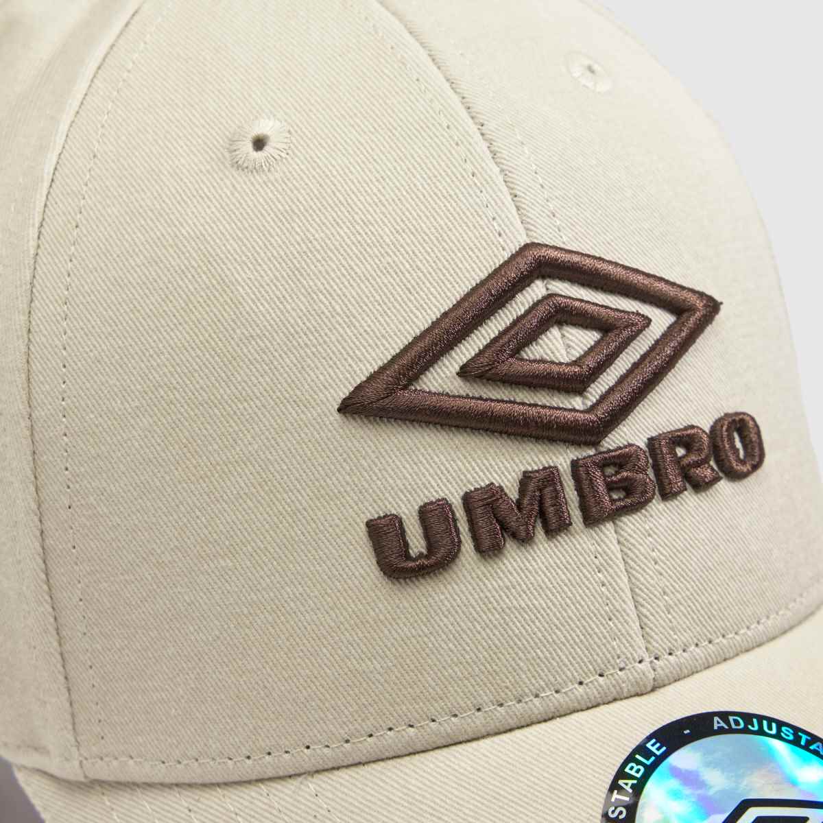 UMBRO Check Panel Cap in Stone UMBRO Check Panel Cap 1